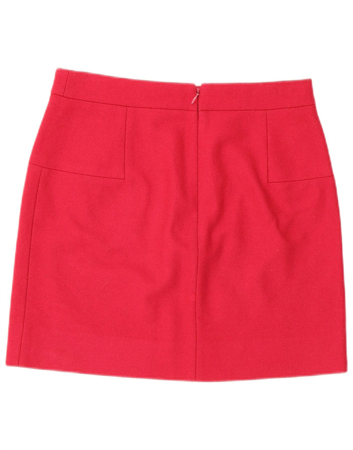 Minigonna da donna J. Crew US 2 XS W28 Lana rosa