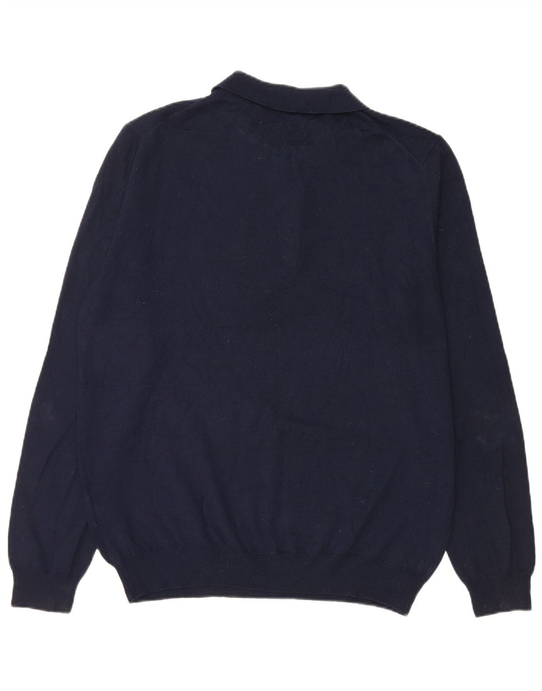 Maglione da uomo Marks & Spencer con collo alto, grande, in acrilico blu navy