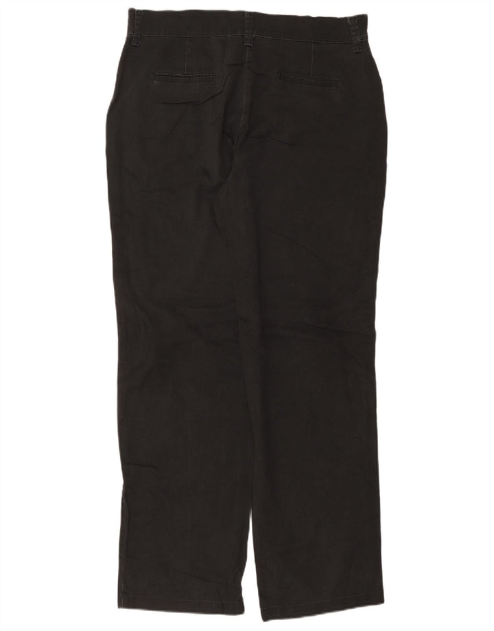 Pantaloni casual da donna vestibilità comoda LEE US 12 Large W34 L32 cotone nero