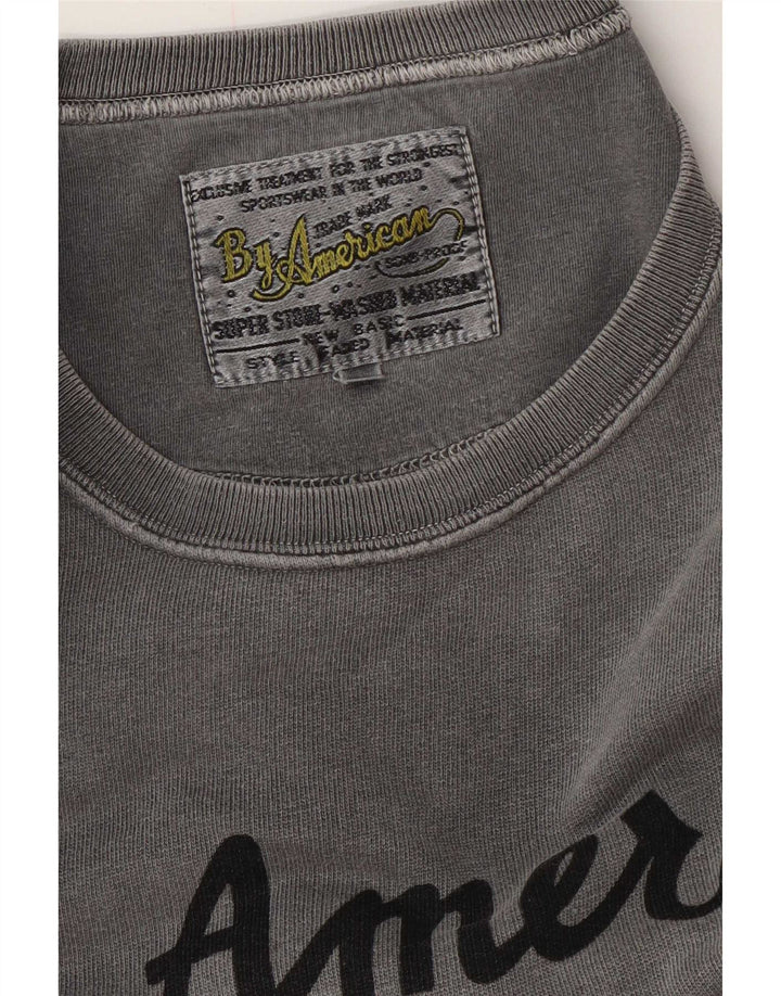 Di American Mens Felpa grafica maglione XL grigio