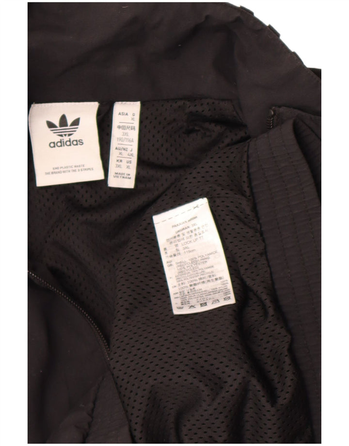 Giacca sportiva da uomo Adidas 3XL nera in poliammide