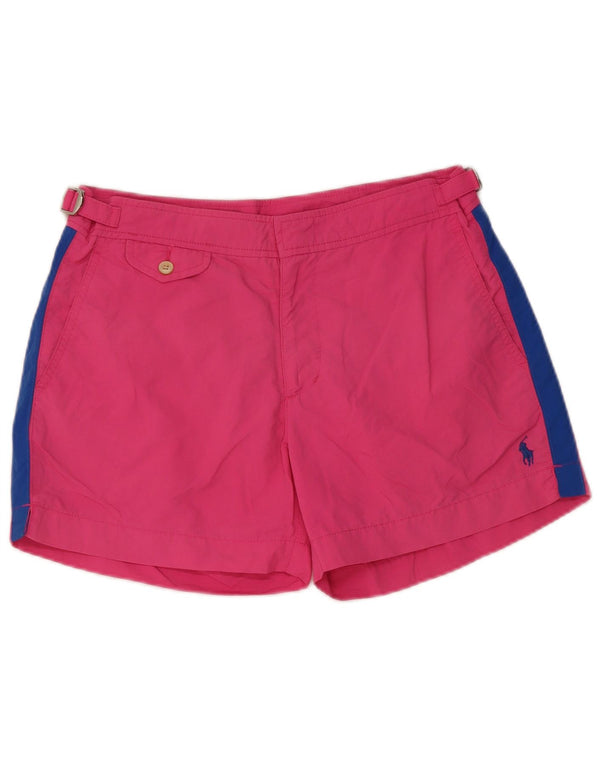 POLO RALPH LAUREN Pantaloncini da bagno da donna UK 14 Colore rosa medio