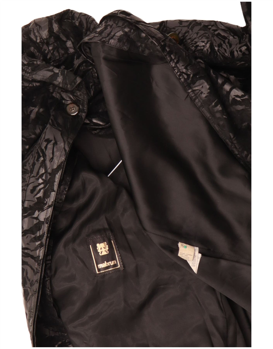 Soprabito oversize da donna MABRUN IT 42 grande floreale nero