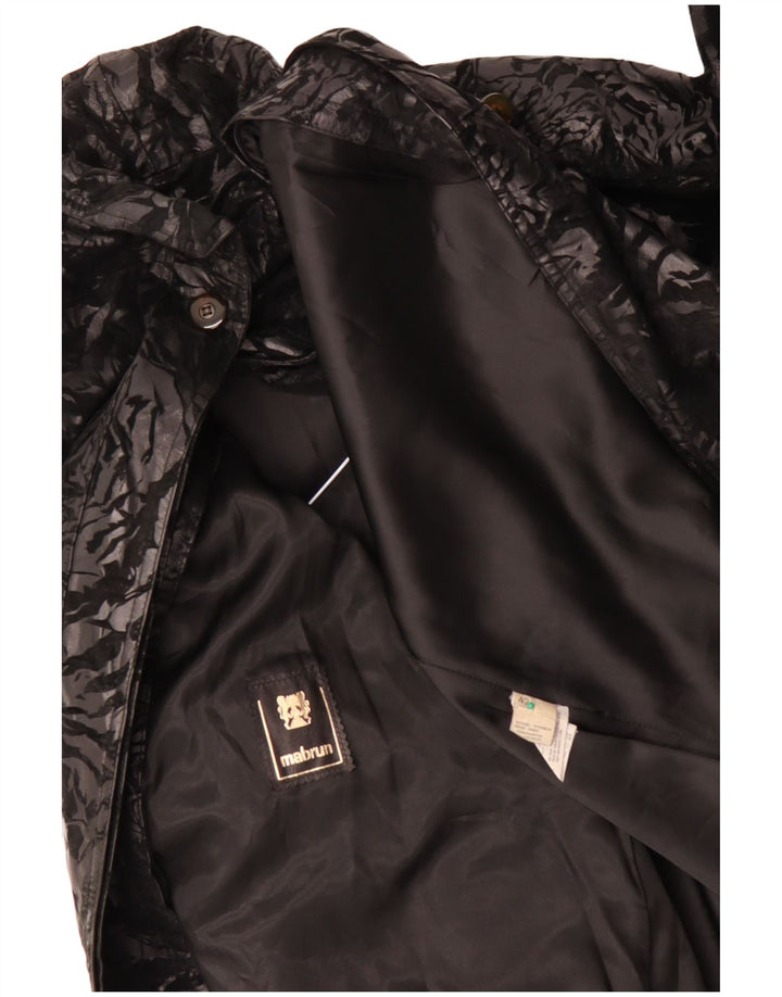 Soprabito oversize da donna MABRUN IT 42 grande floreale nero