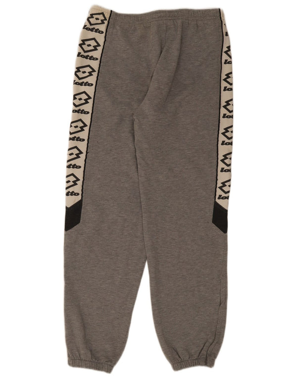 Pantaloni da tuta da uomo Lotto Joggers UK 40/42 Large Grigio Colorblock