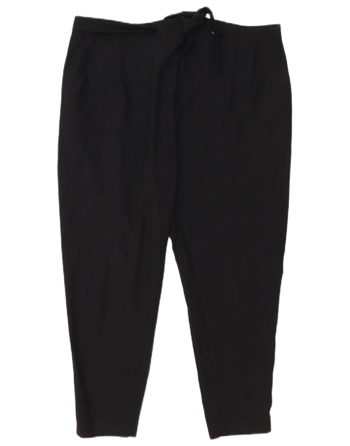 Pantaloni casual affusolati da donna Zara piccoli W27 L25 poliestere nero