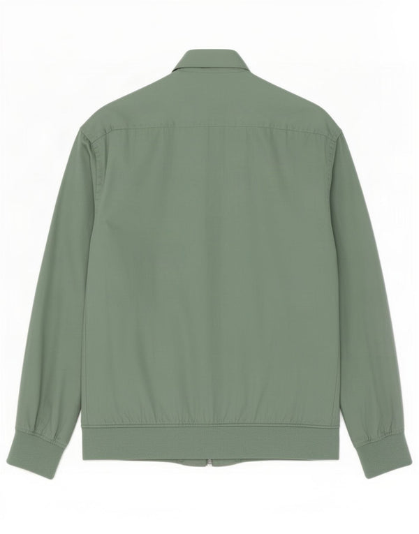 Giubbotto bomber da uomo Zara UK 36 piccolo verde Lyocell