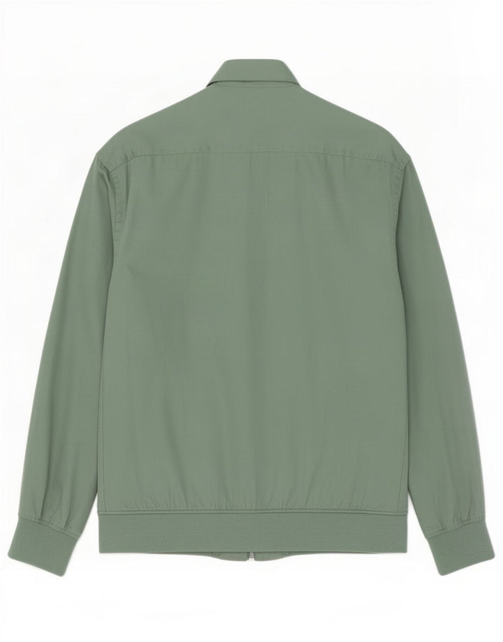 Giubbotto bomber da uomo Zara UK 36 piccolo verde Lyocell