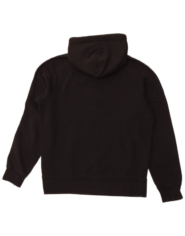 GANT Felpa con cappuccio grafica da uomo grande in cotone nero