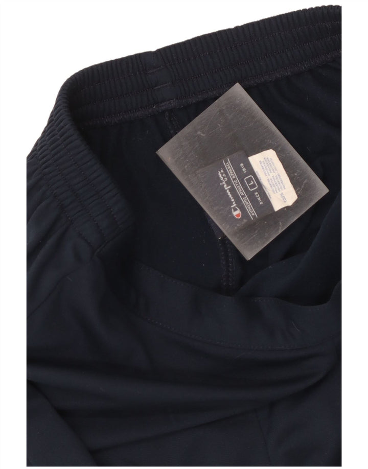 Pantaloni da tuta da ragazzo Champion 11-12 anni Large in poliestere blu navy
