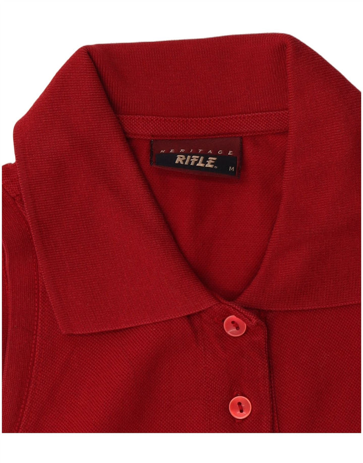 Polo senza maniche da donna Rifle UK 12 rossa media