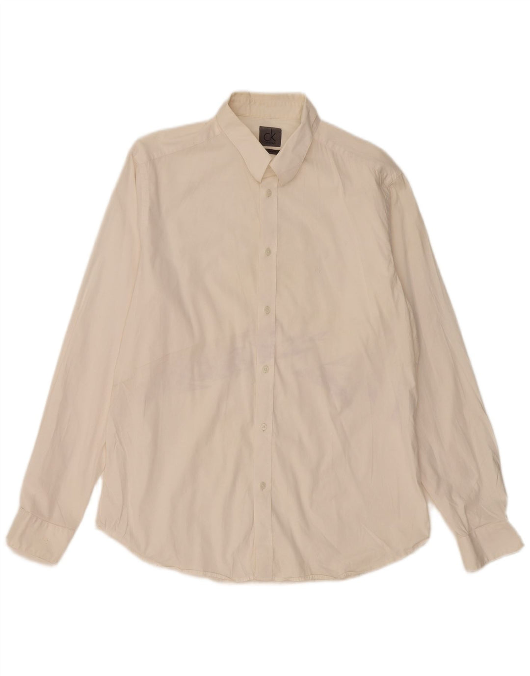 Camicia da uomo Calvin Klein 2XL bianco sporco