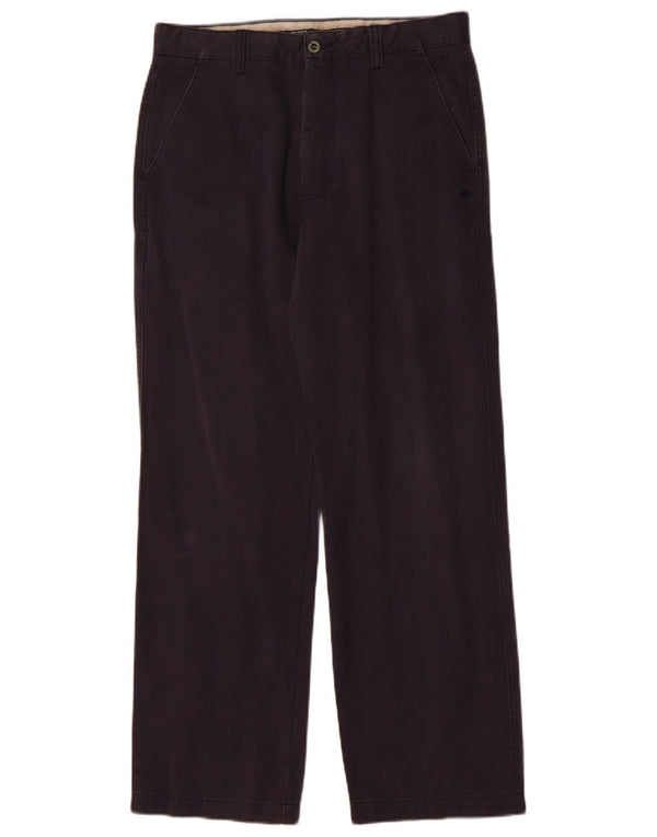 DOCKERS Pantaloni chino dritti da uomo W30 L30 Blu Navy