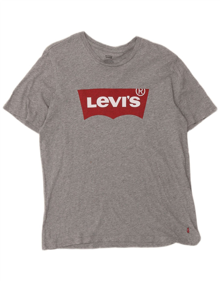 T-shirt grafica da uomo Levi's Top grigio medio