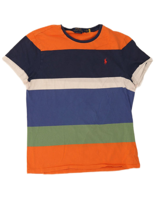 Polo Ralph Lauren T-shirt da uomo Top grande a righe multicolore