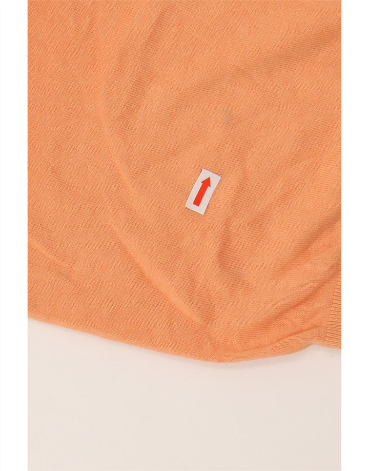 Polo Uomo Massimo Dutti Piccola Arancione In Cotone