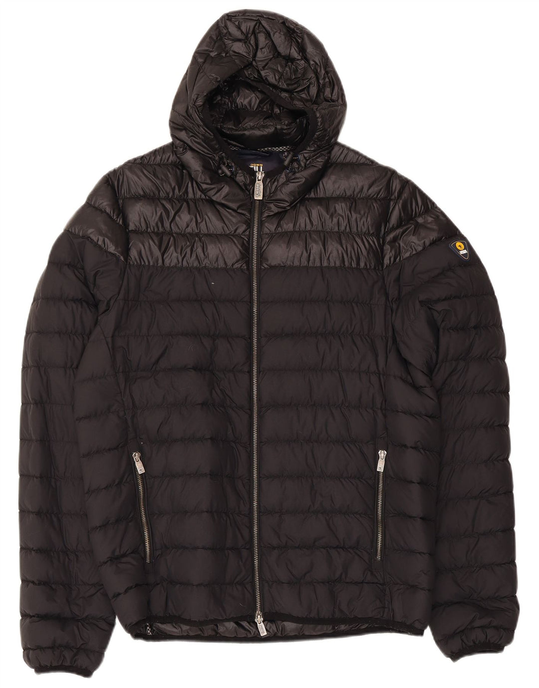 Giacca imbottita con cappuccio da uomo Ciesse Piumini UK 40 nylon nero medio