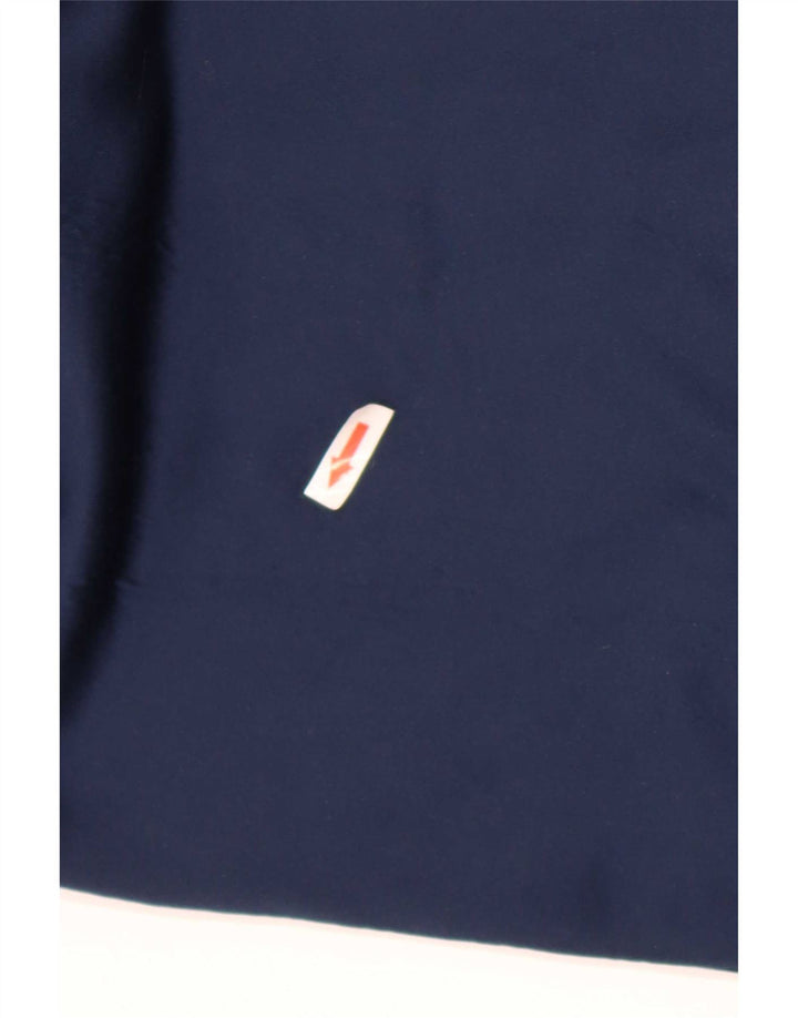 Felpa da uomo Adidas maglione medio blu navy color block in poliestere