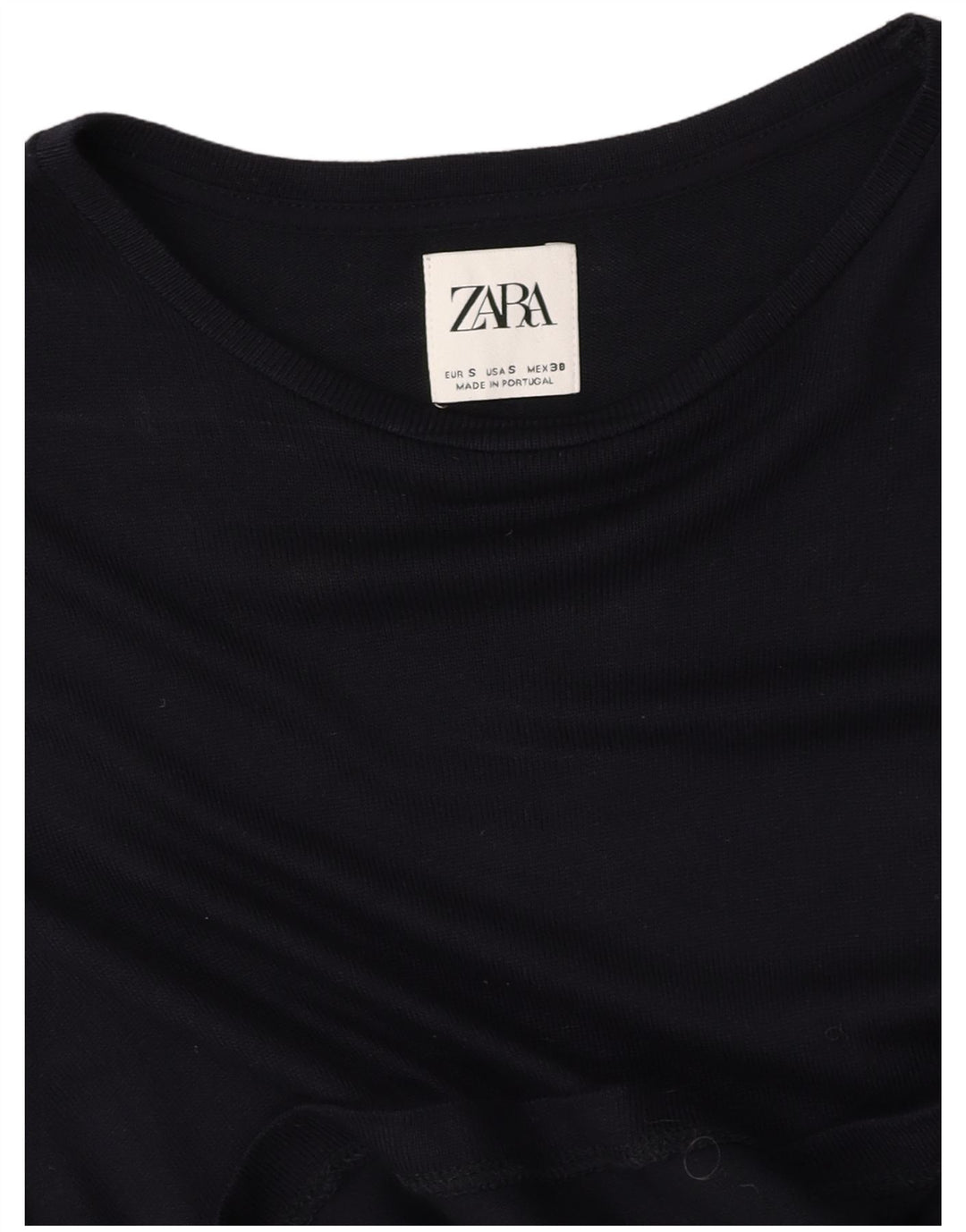T-shirt da uomo ZARA Top piccola nera