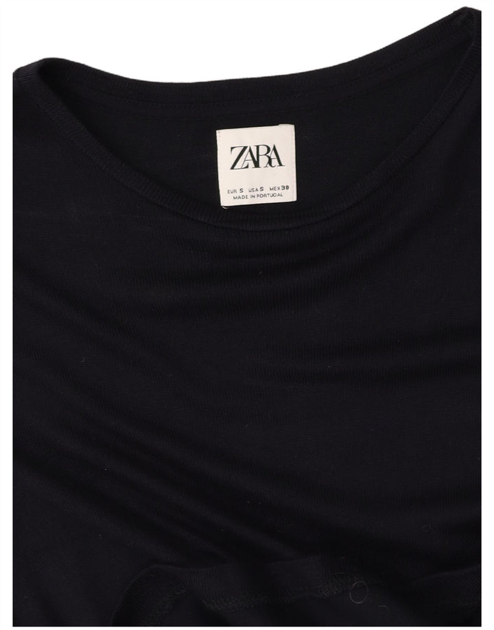 T-shirt da uomo ZARA Top piccola nera