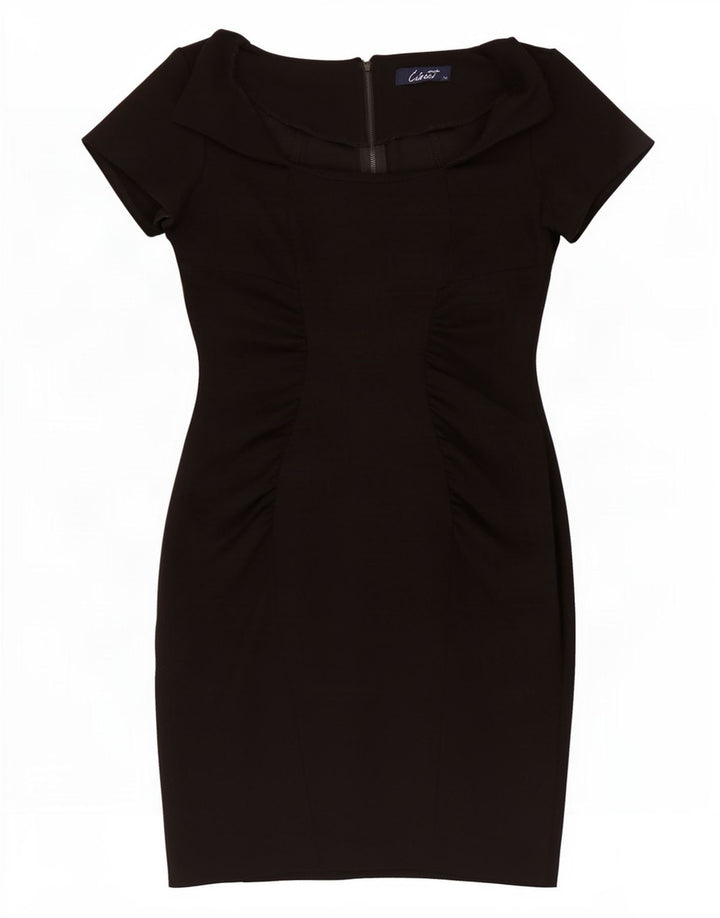 CLOSET Abito tubino da donna UK 14 Poliestere nero medio