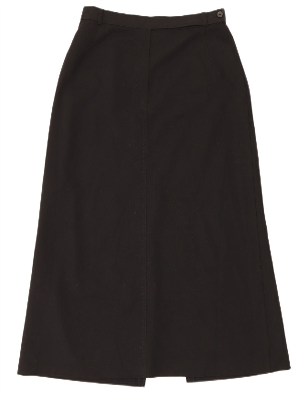 Gonna lunga da donna Marks & Spencer UK 12 media W28 poliestere nero