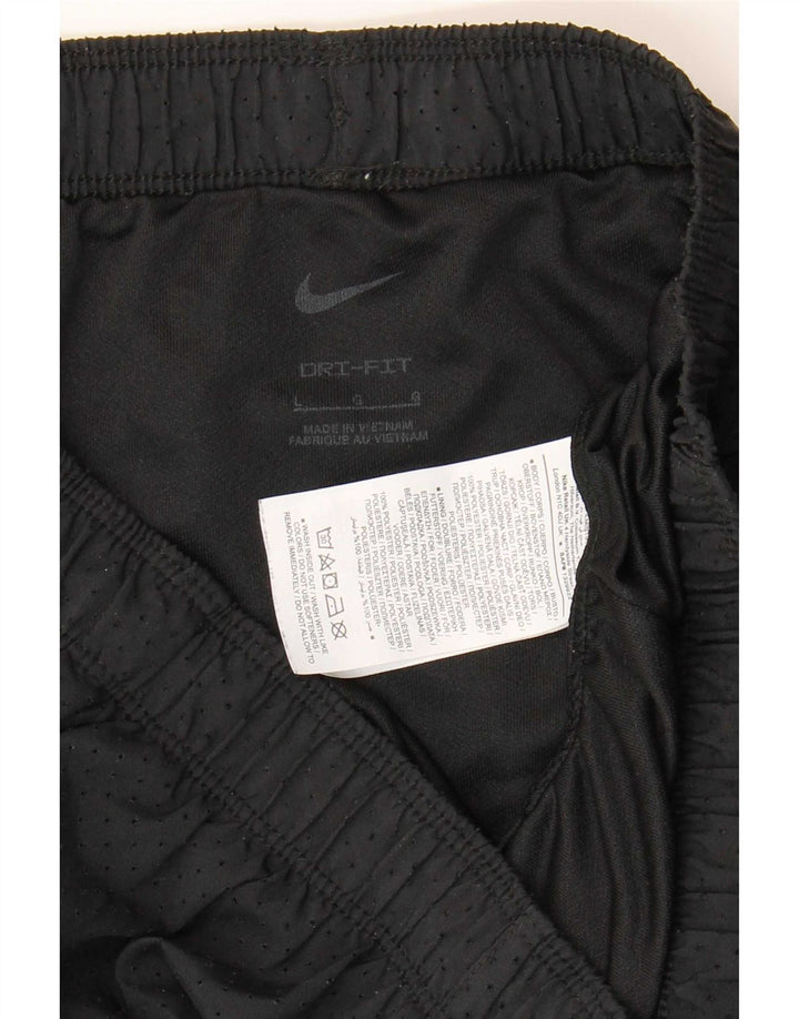 Pantaloncini sportivi Nike da donna UK 16 grandi neri in poliestere