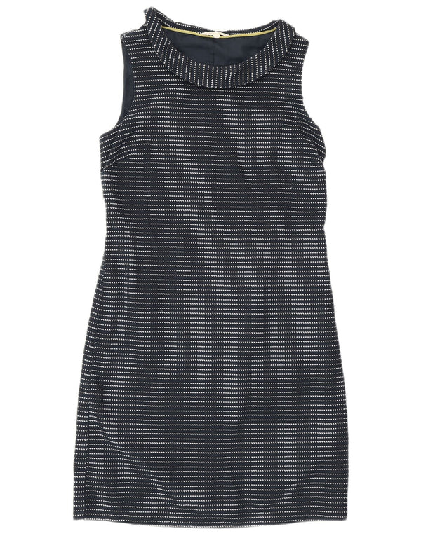 Abito tubino senza maniche da donna White Stuff UK 10 Piccolo blu navy a righe