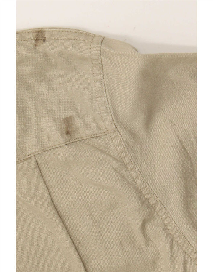Camicia a maniche corte da uomo Wrangler XL in cotone kaki