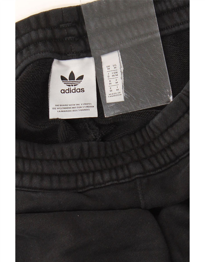 Pantaloni da tuta con grafica ADIDAS da uomo Joggers medio cotone nero