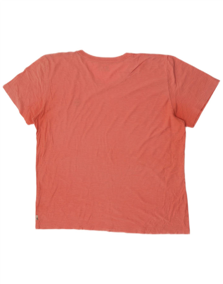 T-shirt Timberland da uomo con vestibilità regolare, cotone arancione medio