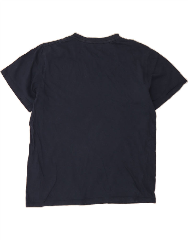 LEVI'S Mens Graphic T-Shirt Top Medium Navy Blue Vintage Levi's and Second-Hand Levi's from Messina Hembry 