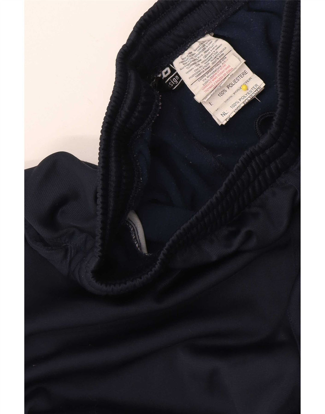 Pantaloni da tuta da uomo Lotto Small in poliestere blu navy