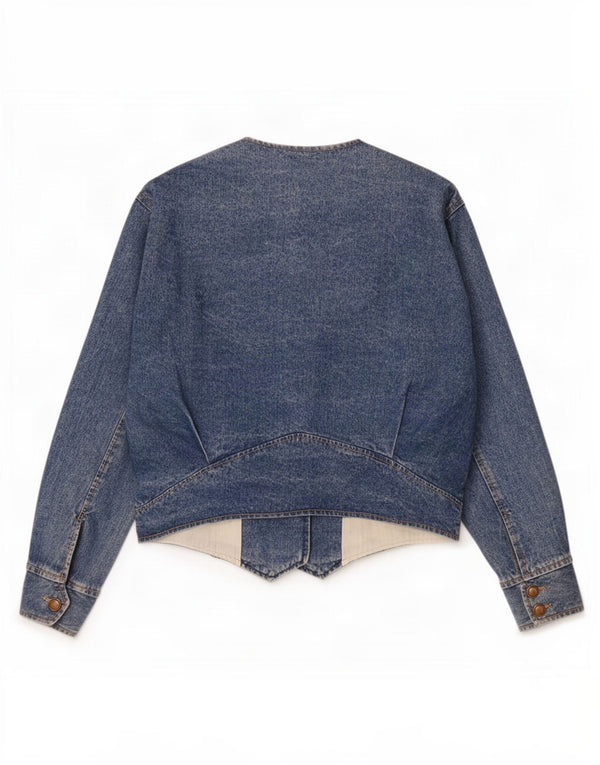 Giacca in denim da donna Airport UK 12 Cotone blu medio
