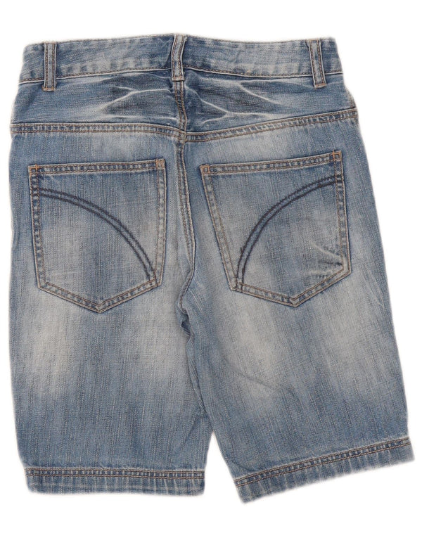 Pantaloncini di jeans da bambino Benetton 12-13 anni Large W28 Blu
