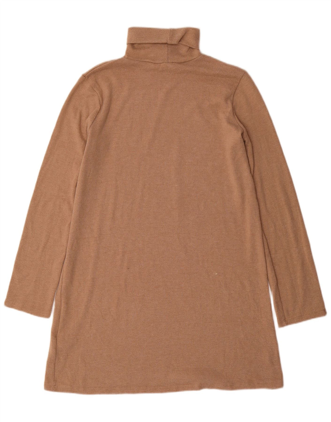 Abito maglione da donna Zara UK 14 Poliestere marrone medio