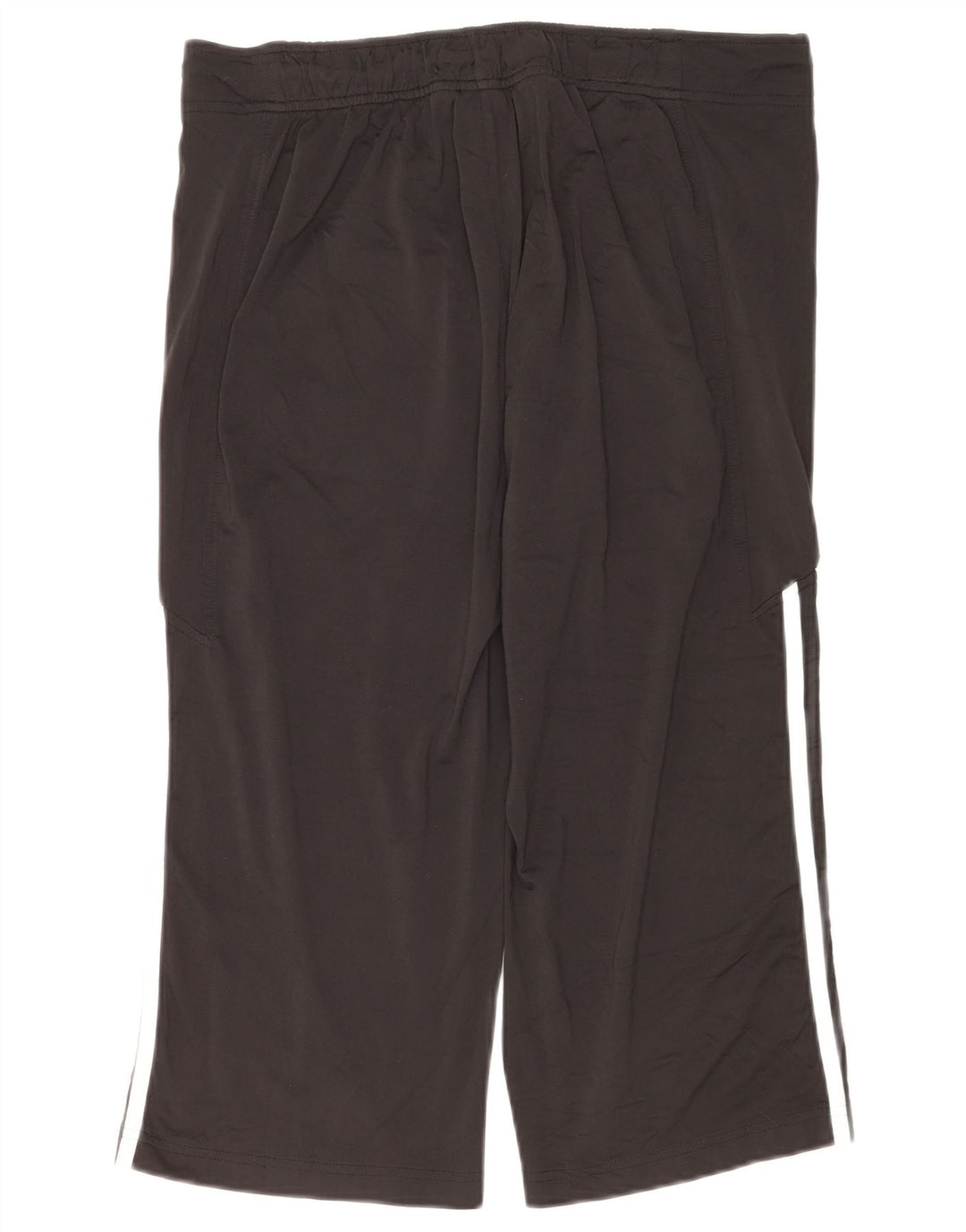 Pantaloni da tuta Adidas Capri da donna UK 14 Large Nero Poliestere