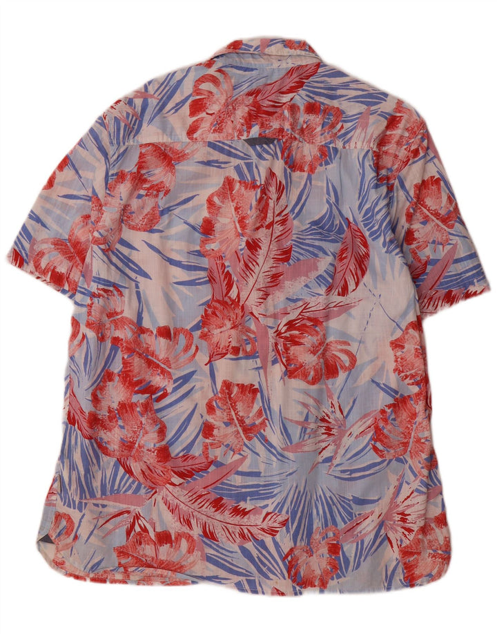 Camicia a maniche corte da uomo White Stuff XL multicolore floreale hawaiana