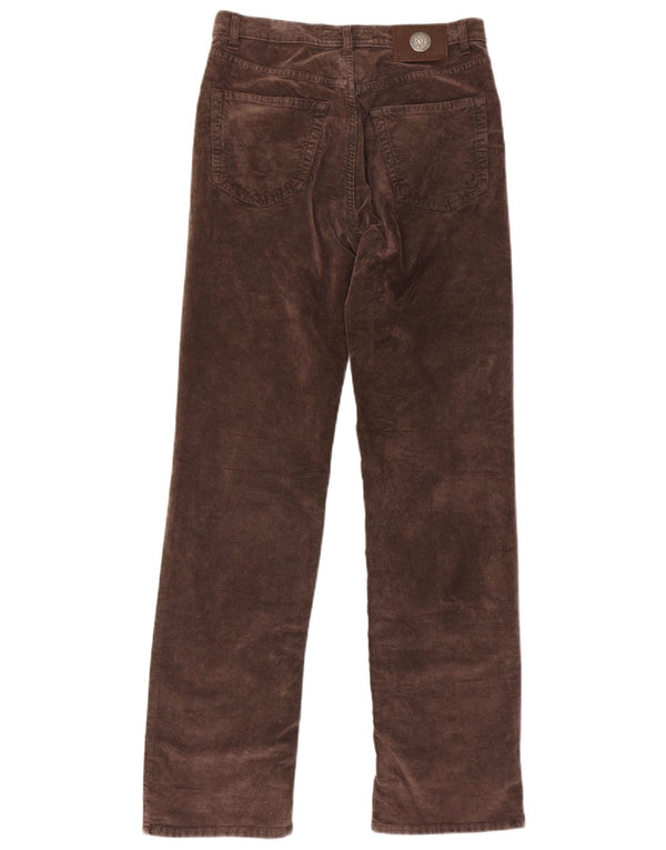 Pantaloni Casual Dritti Uomo Trussardi W31 L33 Cotone Marrone