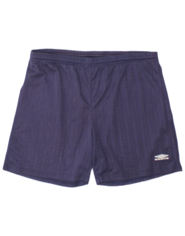Pantaloncini sportivi da uomo Umbro Large in poliestere blu navy