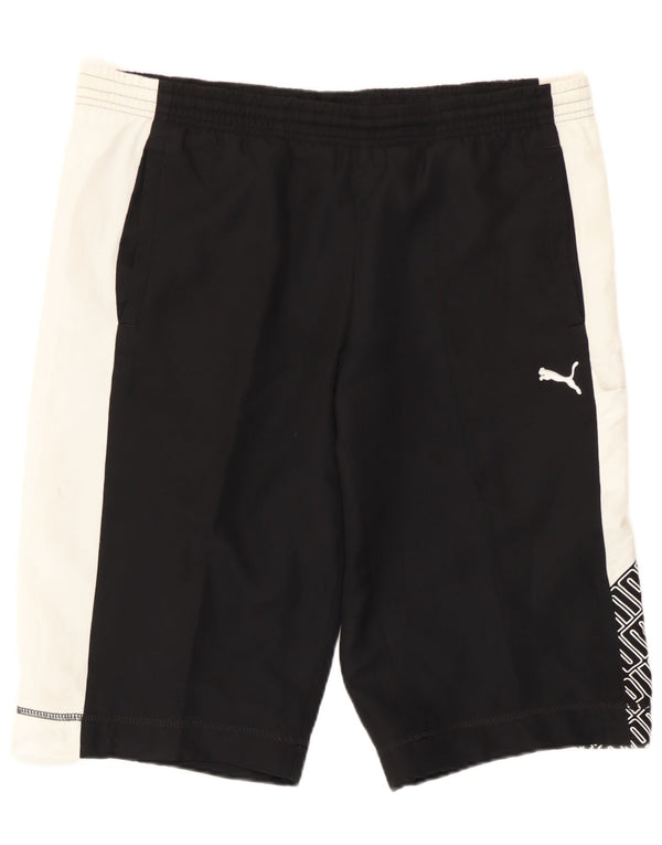 Pantaloncini sportivi grafici da uomo Puma Medium Black Colourblock