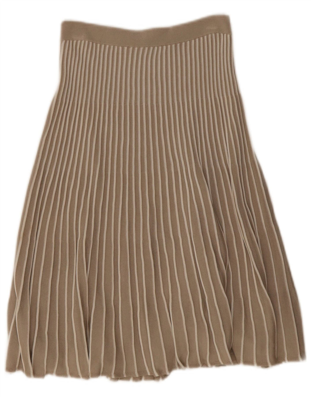 Gonna in maglia da donna Hugo Boss W26 piccola a righe beige