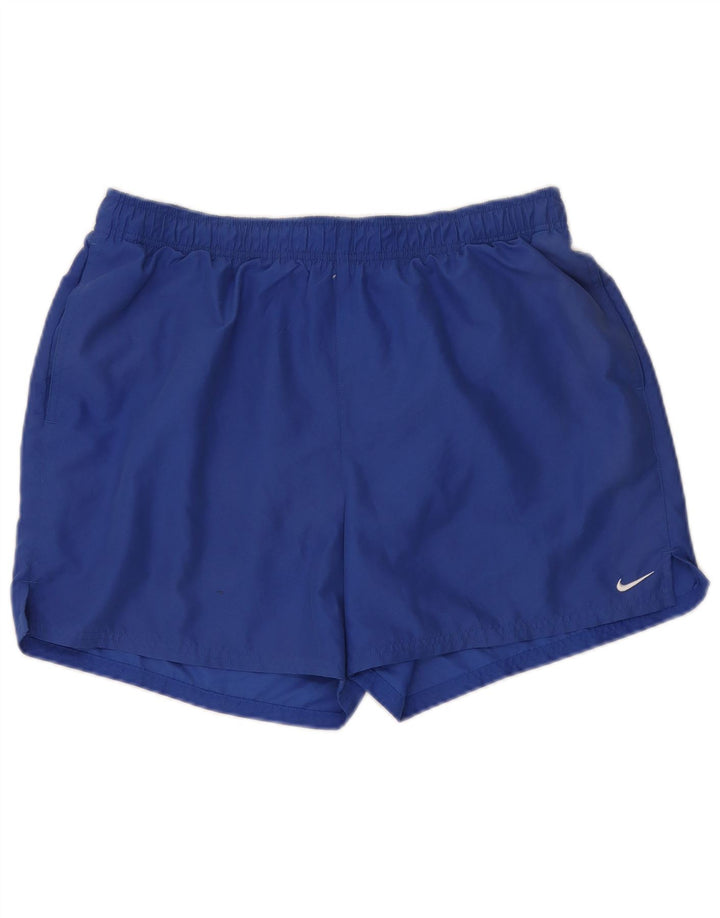Pantaloncini sportivi da uomo Nike XL blu poliestere