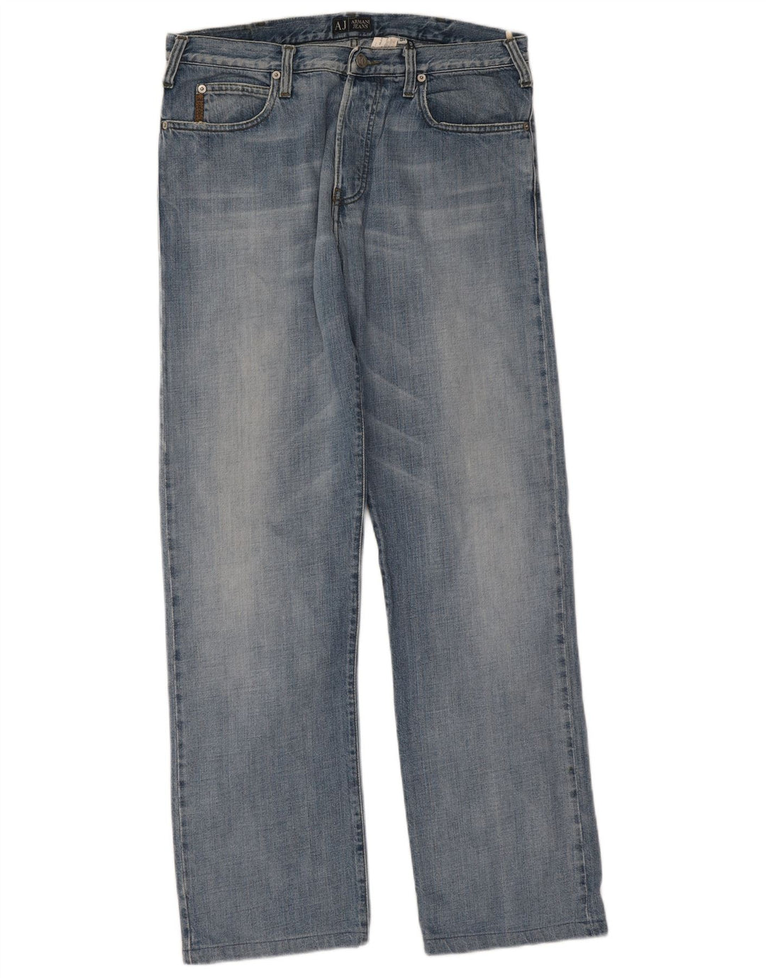 Jeans dritti da uomo Armani W34 L31 cotone blu