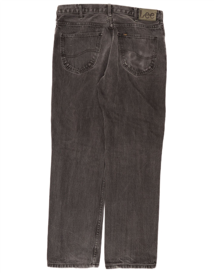 Jeans dritti da uomo Lee Brooklyn W34 L30 cotone grigio