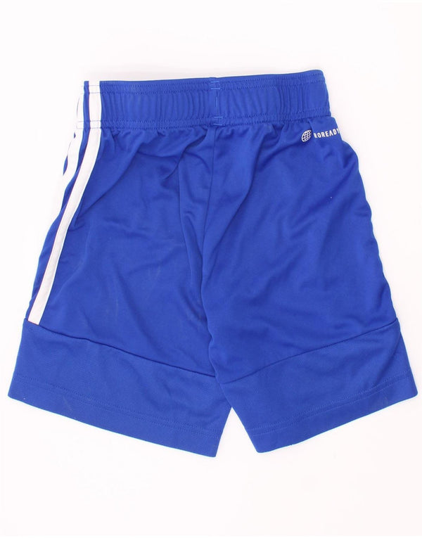 Pantaloncini sportivi Adidas Aeroready da bambino 5-6 anni in poliestere blu