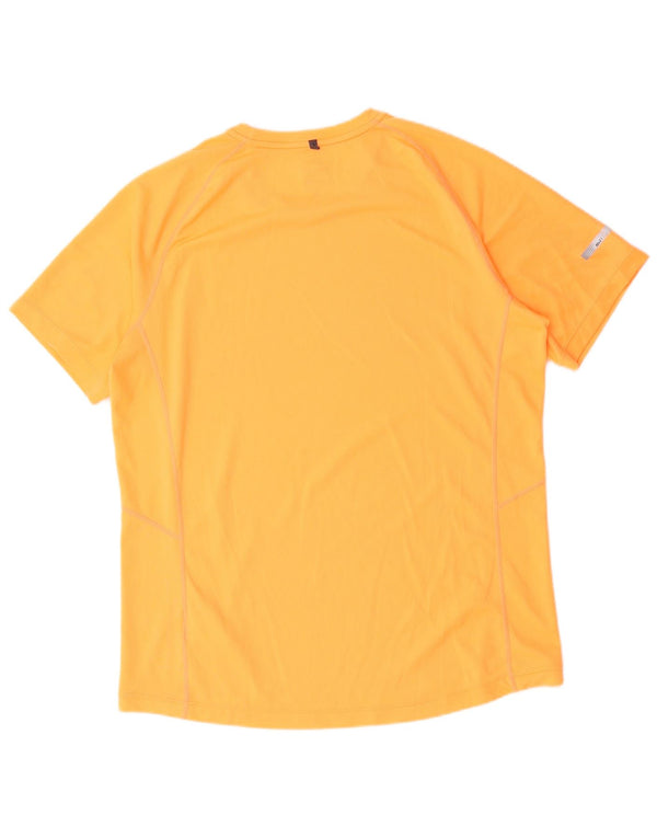 T-shirt Nike Dri Fit da uomo, taglia grande, in poliestere arancione