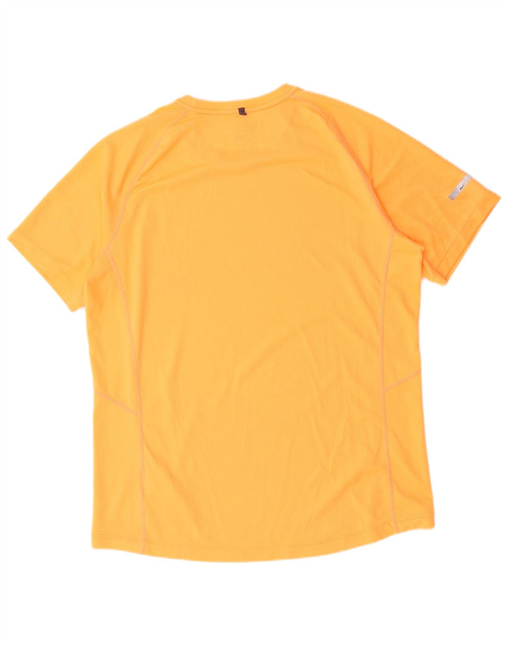 T-shirt Nike Dri Fit da uomo, taglia grande, in poliestere arancione