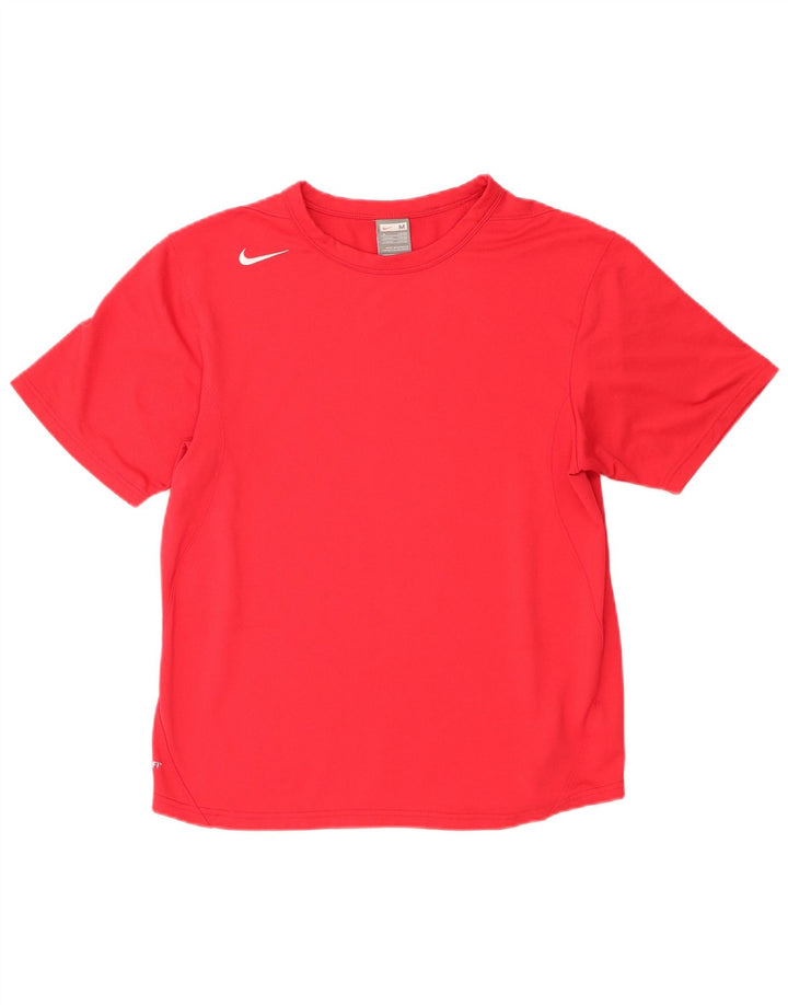 T-shirt da uomo Nike Top UK 39/41 poliestere rosso medio