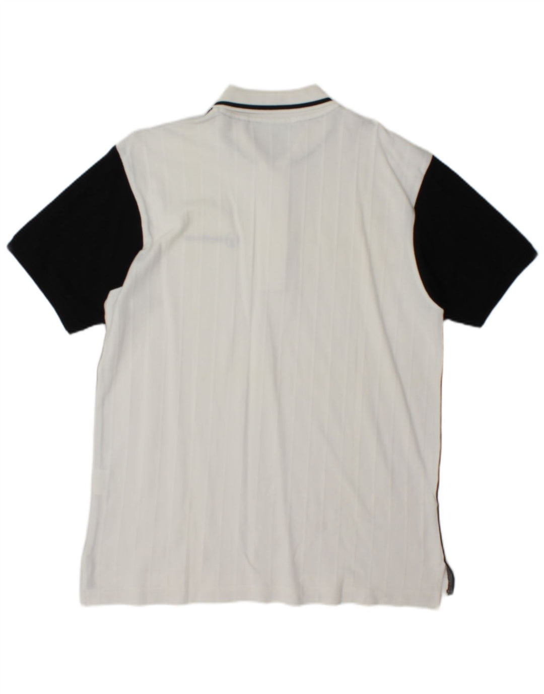 Polo da uomo Sergio Tacchini in cotone color block bianco medio